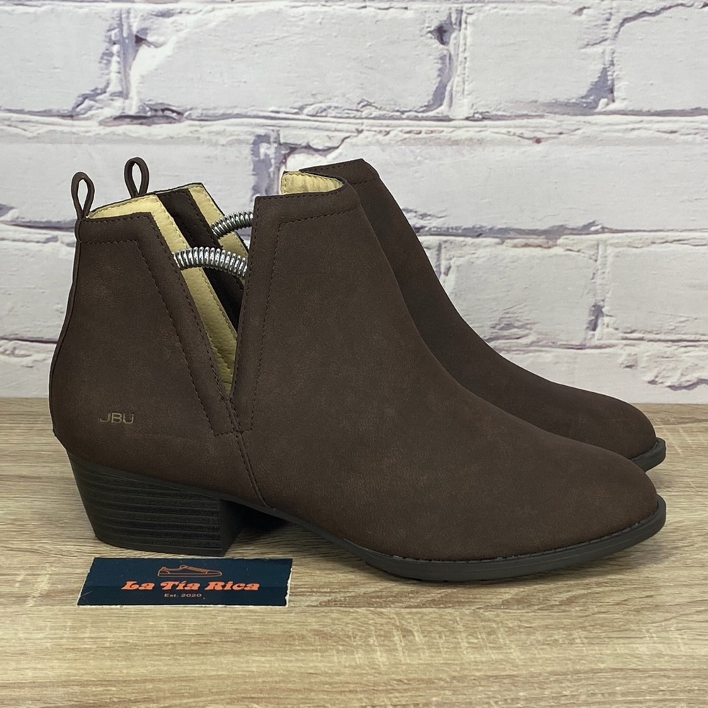 JBU Parker Brown Ankle Booties
